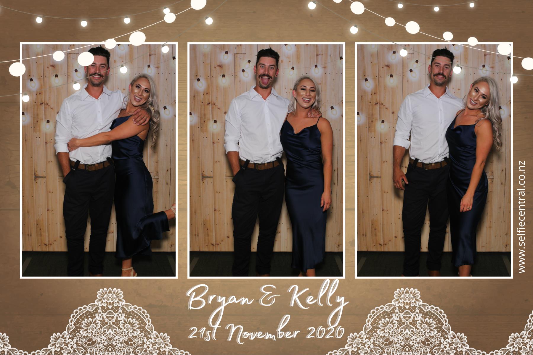 Bryan & Kelly's wedding | View more photos from the event at gallery.photobooth.co.nz/u/SelfieCentral/Bryan-Kellys-wedding